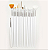 KIT 15 PINCEL P/ DECORACAO BRANCO - Imagem 1