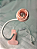 LANTERNA UV/LED FLOR - ROSA - Imagem 1