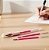 CANETA PARA MAPPING ROSA - COM 2 REFIS - Imagem 1