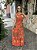 Vestido longo estampado - Imagem 1