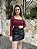 Short saia couro fake - Imagem 1