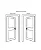 Kit Porta Curupixa 210x72  Batente Pinus 11cm - Imagem 5