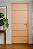Folha de Porta HDF Curupixa com Friso Decorativo 82x210 cm - Imagem 2