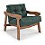 Poltrona Torii Verde (Canela F547/C541) - Imagem 1