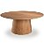 Mesa Geórgia Redonda Tampo Laminado (Amêndoa) - Imagem 1