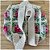 Mochila Granny Square em Crochê Modelo Boho Floral - Imagem 2