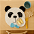 Sousplat Infantil Panda em Crochê – Protege a Mesinha das Crianças - Imagem 5