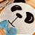 Sousplat Infantil Panda em Crochê – Protege a Mesinha das Crianças - Imagem 4