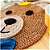 Sousplat Decorativo Infantil de Crochê Ursinho com Coroa - Imagem 3