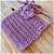 Bolsa Rosê em Crochê com Flor Decorativa e Alça Transversal - Imagem 2