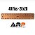 BARRAMENTO DE COBRE ARP 40 VIAS - 20X20  PAR - Imagem 1