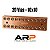 BARRAMENTO DE COBRE ARP 20 VIAS - 10X10 PAR - Imagem 1