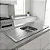 PIA INOX COM CUBA SIMPLES FABRINOX 1,50X52 - Imagem 3