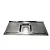 PIA INOX FABRINOX COM CUBA SIMPLES 1,20X52 - Imagem 1