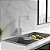 Torneira Slim 4T 220V 5500W Preta Parede HYDRA CORONA - Imagem 4