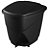 ASTRA LIXEIRA C/ PEDAL ECOLOGICA (LP1*PR1)PRETO - Imagem 1