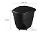 ASTRA LIXEIRA C/ PEDAL ECOLOGICA (LP1*PR1)PRETO - Imagem 2