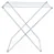 VARAL CHAO SEM ABAS ‎80X50X83CM BRANCO (MOR)(6105) - Imagem 1