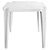 MESA PLAST. BRANCA 72X72 QUADR VENEZA DOLFIN(5403) - Imagem 1
