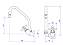 Torneira Cozinha Parede B/Móvel Izy (1168.C37) DECA - Imagem 2