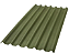 ONDULINE TELHA STILO 2,00X0,96 VERDE (P7106BR) - Imagem 1