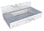 COZIMAX BANCADA PORCEL. MILANO 80 BRANCO    (FL) - Imagem 1