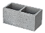 BLOCO CIM ESTRUT APARENTE 20 19X19X39 (SEM F)(VS) - Imagem 1