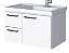 Kit toucador de banheiro, Aço, Branco 60cm Modelo ROMÃ - Cozimax - Imagem 1