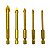 Kit 5 Brocas Ferramentas Corte De Videa Furar Vidro 4 A 10mm - Imagem 3