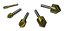 Kit 5 Broca Escariadora Cônica Ferro Madeira Metal 6 A 19mm - Imagem 4