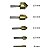 Kit 5 Broca Escariadora Cônica Ferro Madeira Metal 6 A 19mm - Imagem 2