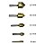 Kit 5 Broca Escariadora Cônica Ferro Madeira Metal 6 A 19mm - Imagem 5