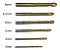 Kit 6 Brocas Espiral Corte Lateral Madeira Plástico Metal - Imagem 2