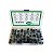Kit 200 Peças Capacitor eletrolítico  0,1uF a 220uF com case - Imagem 1