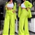 Conjunto Feminino em Alfaiataria Calça Pantalona patricia - Imagem 1