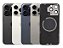 TAMPA TRASEIRA APPLE IPHONE 16 PRO COM LENTE ARO E ANEL MAGNETICO - Imagem 1