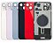 TAMPA TRASEIRA APPLE IPHONE 14 COM LENTE ARO E ANEL MAGNETICO - Imagem 1