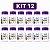 Kit 12 AK3 Gold com 12 Cápsulas Suplemento Alimentar - Imagem 1
