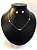 Conjunto Elo Coração com Zircônias – Colar 40cm + Brinco Cravejado - Imagem 1