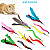Conjunto de Brinquedos 2 Varinhas + Iscas Variadas para Gatos - 12 peças - Imagem 5