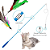 Conjunto de Brinquedos 2 Varinhas + Iscas Variadas para Gatos - 12 peças - Imagem 3