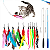 Conjunto de Brinquedos 2 Varinhas + Iscas Variadas para Gatos - 12 peças - Imagem 9