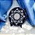 🔵 Mandala Azul com Espelho: Reflexo da Alma - Imagem 1