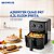 Fritadeira Air Fryer Quad Fry 4.3 Litros 1400W Preta Elgin - Imagem 5