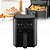 Fritadeira Air Fryer Quad Fry 4.3 Litros 1400W Preta Elgin - Imagem 1