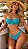Duo Jóias Raras Turquesa - SL Luxury Beachwear - Imagem 2