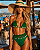 Brisa de Jade Hot Pants - Coleção Aura Brasil - SL Luxury Beachwear - Imagem 2