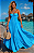 LIORA | Vestido Resort Plissado em Azul Turquesa | The SL Atelier - Imagem 4