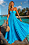 LIORA | Vestido Resort Plissado em Azul Turquesa | The SL Atelier - Imagem 1