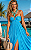 LIORA | Vestido Resort Plissado em Azul Turquesa | The SL Atelier - Imagem 2